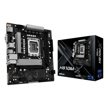 Asrock H810M-X Intel H810 LGA 1851 (Socket V1) micro ATX