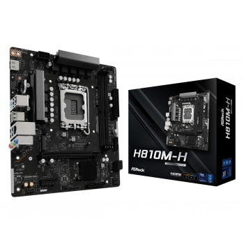 Asrock H810M-H Intel H810 LGA 1851 (Socket V1) micro ATX