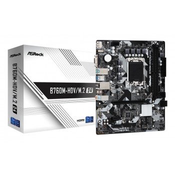 Asrock B760M-HDV M.2 D4 Intel B760 LGA 1700 micro ATX