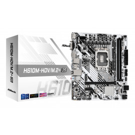 Asrock H610M-HDV M.2+ D5 Intel H610 LGA 1700 micro ATX