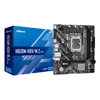 Asrock H610M-HDV M.2 R2.0 Intel H610 LGA 1700 micro ATX