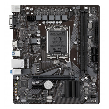 GIGABYTE H610M H V2 Carte mère - Compatible avec processeurs Intel Core 14th CPUs, 4+1+1 Hybrid Digital VRM, up to 5600MHz
