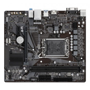 GIGABYTE H610M H V2 Carte mère - Compatible avec processeurs Intel Core 14th CPUs, 4+1+1 Hybrid Digital VRM, up to 5600MHz