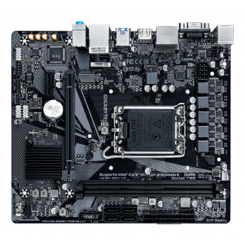 GIGABYTE H610M S2H V2 Carte mère - Prend en charge les processeurs Intel Core 14e génération, VRM numérique hybride 4+1+1