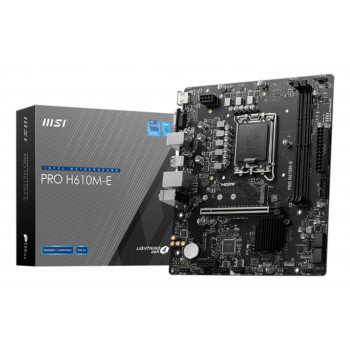 MSI PRO H610M-E carte mère Intel H610 LGA 1700 micro ATX