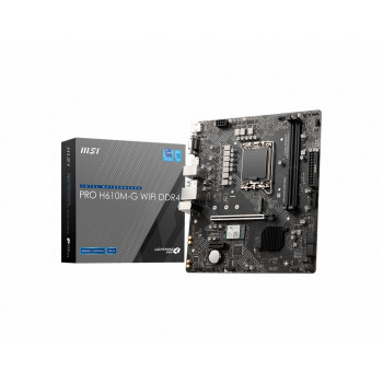 MSI PRO H610M-G WIFI DDR4 carte mère Intel H610 LGA 1700 micro ATX