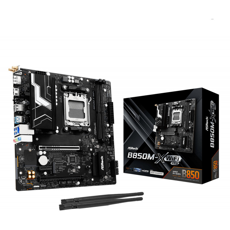 Asrock B850M-X WiFi R2.0 AMD B850 Emplacement AM5 micro ATX