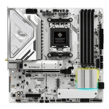 Asrock B850M Steel Legend WiFi AMD B850 Emplacement AM5 micro ATX