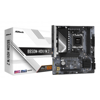 Asrock B650M-HDV M.2 AMD B650 Emplacement AM5 micro ATX