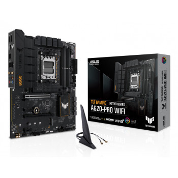 ASUS TUF GAMING A620-PRO WIFI AMD A620 Emplacement AM5 ATX