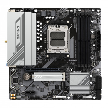 GIGABYTE B650M GAMING PLUS WIFI Carte mère - Processeurs AMD Ryzen 9000, VRM 5+2+2 phases, jusqu'à 8000 MHz DDR5, 2xPCIe 4.0