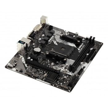Asrock B450M-HDV R4.0 AMD B450 Emplacement AM4 micro ATX