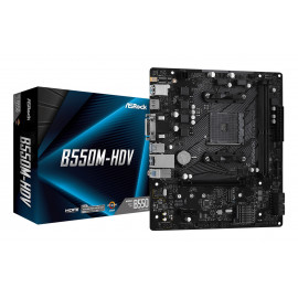Asrock B550M-HDV AMD B550 Emplacement AM4 micro ATX