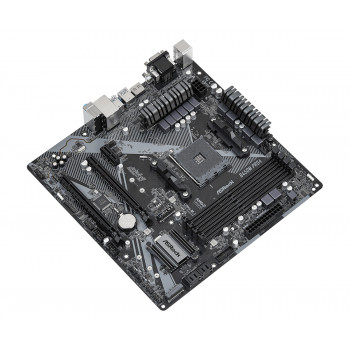 Asrock B450M Pro4 R2.0 AMD B450 Emplacement AM4 micro ATX