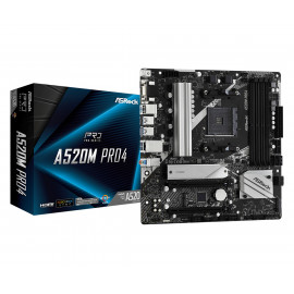 Asrock A520M Pro4 Emplacement AM4 micro ATX