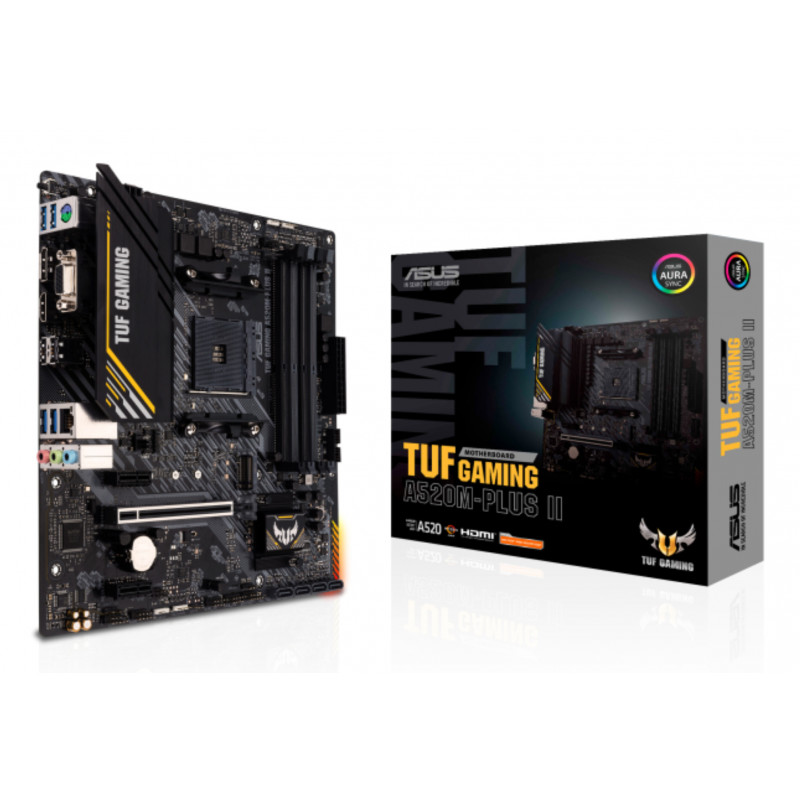 ASUS TUF GAMING A520M-PLUS II AMD A520 Emplacement AM4 micro ATX