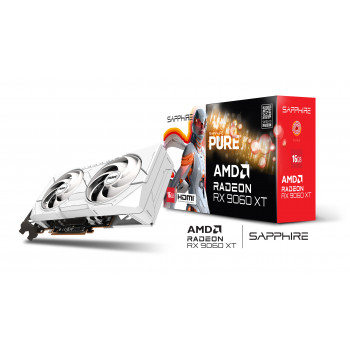 Sapphire PURE AMD Radeon RX 9060 XT GPU 16 Go GDDR6