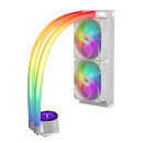 1STPLAYER MT(IS)-240-WH système de refroidissement d’ordinateur Processeur Refroidisseur de liquide tout-en-un 12 cm Blanc