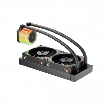 1STPLAYER CC-240-BK système de refroidissement d’ordinateur Processeur Refroidisseur de liquide tout-en-un 12 cm Noir