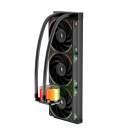 1STPLAYER CC-360-BK système de refroidissement d’ordinateur Processeur Refroidisseur de liquide tout-en-un 12 cm Noir