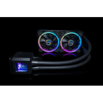 Alphacool Eisbaer Aurora 240 Processeur Refroidisseur de liquide tout-en-un 12 cm Noir 1 pièce(s)