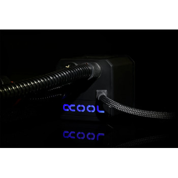 Alphacool Eisbaer 360 CPU Processeur Refroidisseur de liquide tout-en-un 12 cm Noir