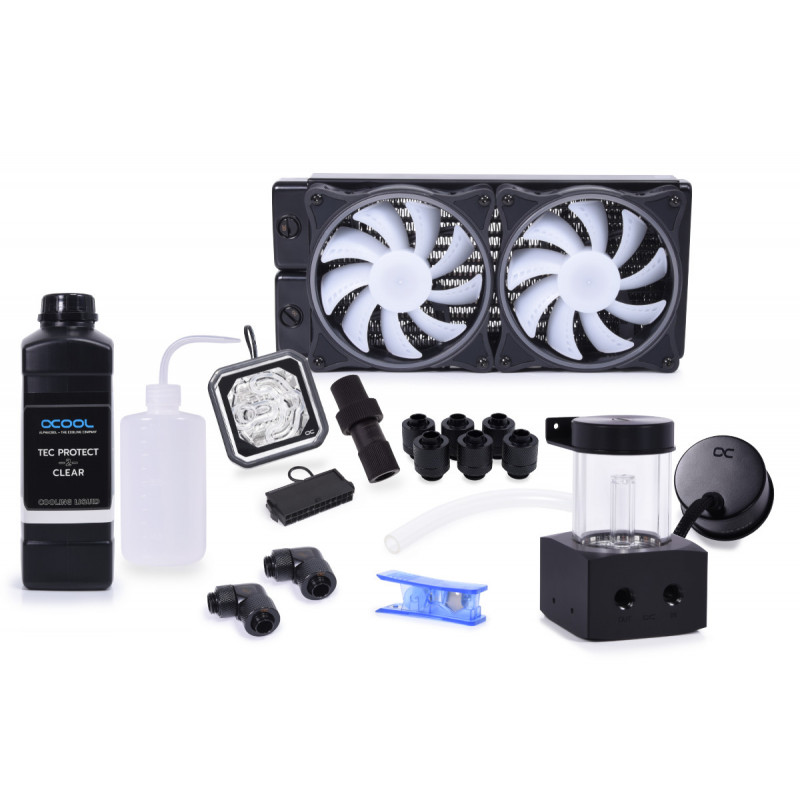 Alphacool ST30 Processeur Kit de refroidissement du liquide 12 cm Multicolore