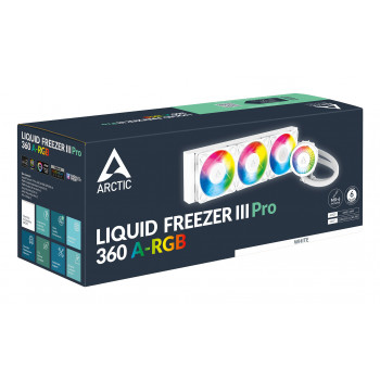 ARCTIC Liquid Freezer III Pro 360 A-RGB (White) Processeur Kit de refroidissement du liquide 12 cm Blanc 1 pièce(s)