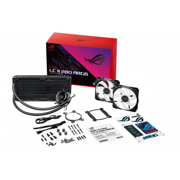 ASUS ROG STRIX LC II 280 ARGB Processeur Refroidisseur de liquide tout-en-un 14 cm Noir 1 pièce(s)