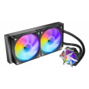 Azza HEX 240 Boitier PC Refroidisseur de liquide tout-en-un 12 cm Noir 1 pièce(s)