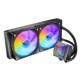 Azza Pyramid 240 Boitier PC Refroidisseur de liquide tout-en-un 12 cm Noir 1 pièce(s)