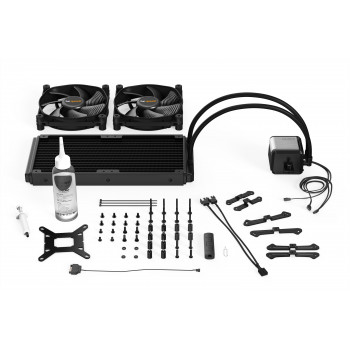 be quiet! Silent Loop 280 mm | Système de refroidissement liquide tout-en-un, 280 mm, noir, socket Intel et AMD