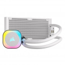 Corsair H100I Processeur Refroidisseur hybride 12 cm Blanc