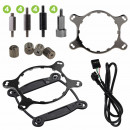 EVGA 360MM CPU CLC COOLER Processeur Refroidisseur de liquide tout-en-un 12 cm Noir