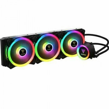 GAMDIAS CHIONE P2-360R système de refroidissement d’ordinateur Carte-mère Refroidisseur de liquide tout-en-un 12 cm Noir