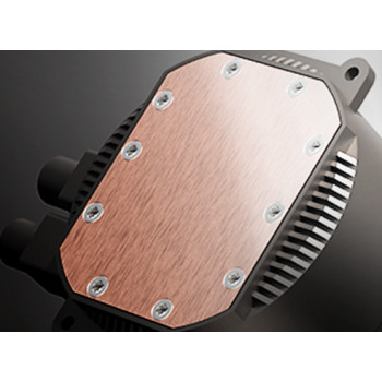 GAMDIAS CHIONE P2-360R système de refroidissement d’ordinateur Carte-mère Refroidisseur de liquide tout-en-un 12 cm Noir