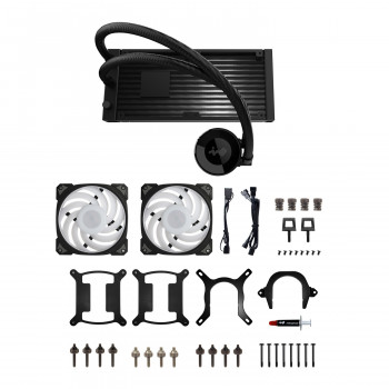In Win IW-LC-MR24 système de refroidissement d’ordinateur Processeur Kit de refroidissement du liquide 12 cm Noir