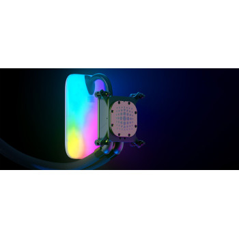 HYTE THICC Q60 Processeur Kit de refroidissement du liquide 12 cm Noir, Blanc 2 pièce(s)