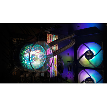 In Win IW-LC-NR36 système de refroidissement d’ordinateur Processeur Kit de refroidissement du liquide 12 cm Noir