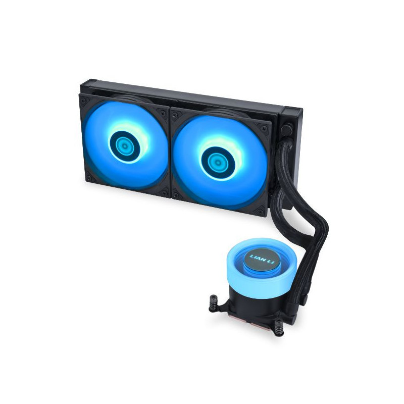 Lian Li GA II LITE Processeur Kit de refroidissement du liquide 12 cm Noir