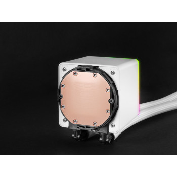 Mars Gaming ML-VISIONPRO240W Processeur Refroidisseur de liquide tout-en-un 12 cm Blanc 1 pièce(s)