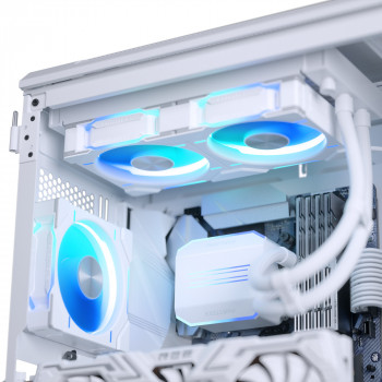 Phanteks Glacier One 240D30 DRGB Processeur Refroidisseur de liquide tout-en-un 12 cm Blanc 1 pièce(s)