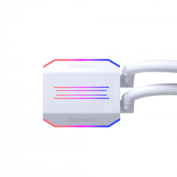 Phanteks Glacier One 240D30 DRGB Processeur Refroidisseur de liquide tout-en-un 12 cm Blanc 1 pièce(s)