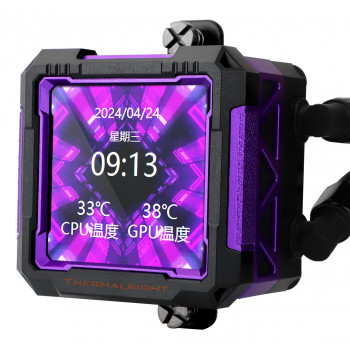 Thermalright Frozen Warframe PRO 360 Processeur Refroidisseur de liquide tout-en-un 12 cm Noir 1 pièce(s)