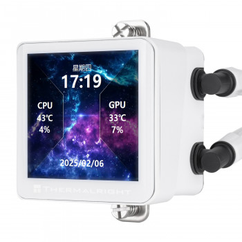 Thermalright Frozen Vision 360 ARGB BLACK V2 Processeur Refroidisseur de liquide tout-en-un 12 cm Blanc