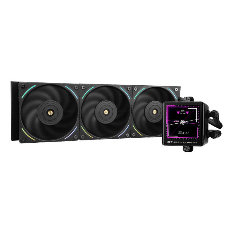 Thermalright Frozen Vision 360 Boitier PC, Processeur Refroidisseur de liquide tout-en-un 12 cm Noir 1 pièce(s)