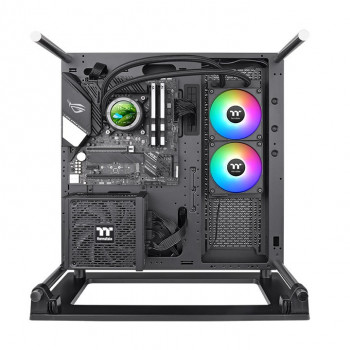 Thermaltake CL-W414-PL12SW-A système de refroidissement d’ordinateur Processeur Kit de refroidissement du liquide 12 cm Noir