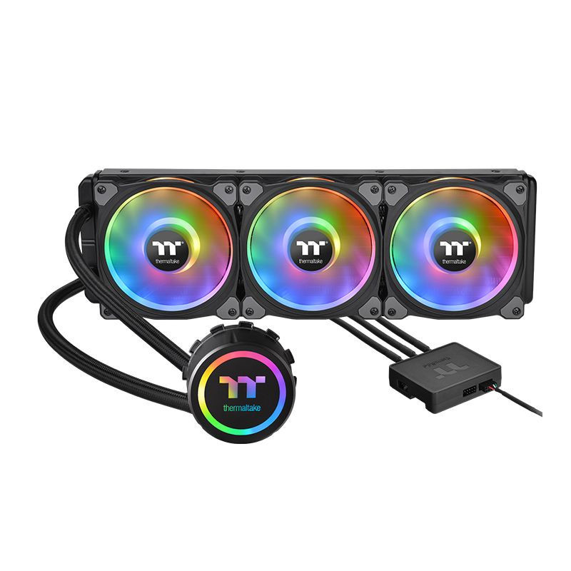 Thermaltake Floe DX RGB 360 TT Premium Edition Processeur Refroidisseur de liquide tout-en-un 14 cm Noir 1 pièce(s)