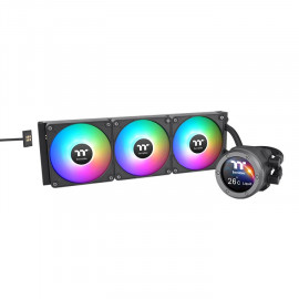 Thermaltake CL-W415-PL12SW-A système de refroidissement d’ordinateur Processeur Kit de refroidissement du liquide 12 cm Noir