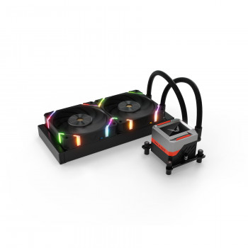 Valkyrie VK-AIOSY240B système de refroidissement d’ordinateur Processeur Refroidisseur de liquide tout-en-un 24 cm Noir